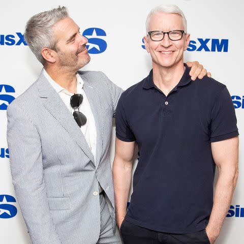 <p>Santiago Felipe/Getty</p> Andy Cohen and Anderson Cooper