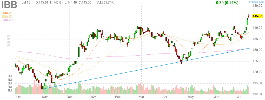 finviz dynamic chart for  IBB 