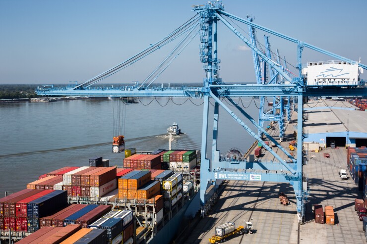 Port of New Orleans in 2018