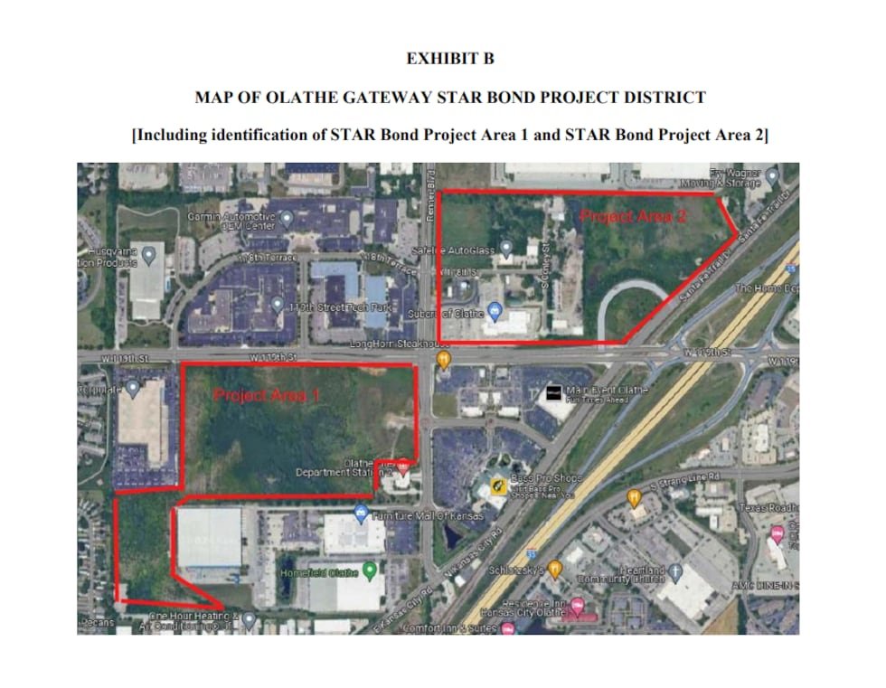 The City of Olathe considers the adoption of an ordinance to create a STAR Bond Project...