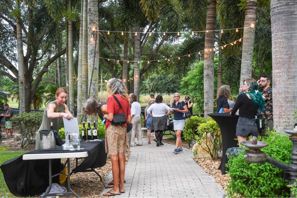 Guests have the opportunity to stroll the humane society’s garden before viewing the adoptable cats in the shelter. Photo by Doreen Poreba