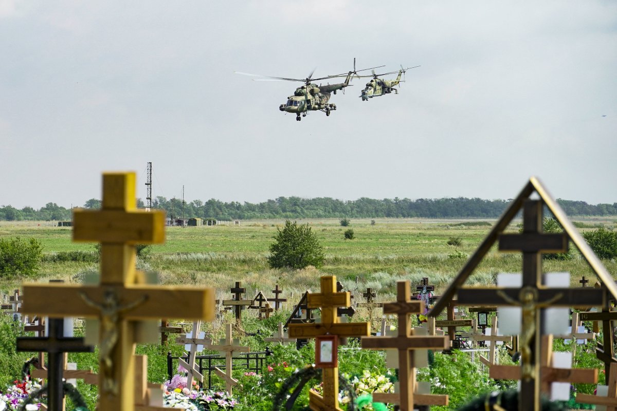 Russian military helicopters