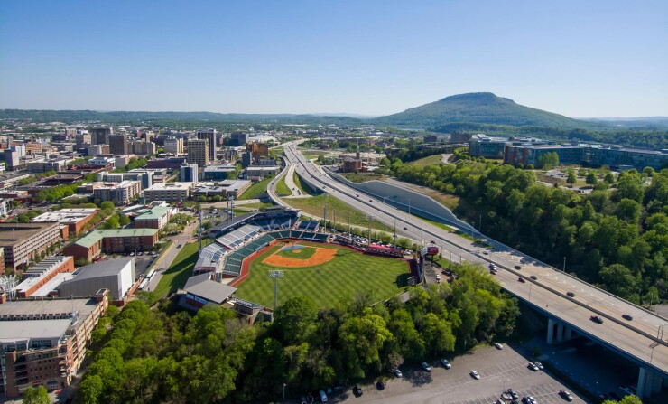 AT&T Field in Chattanooga, Tennessee