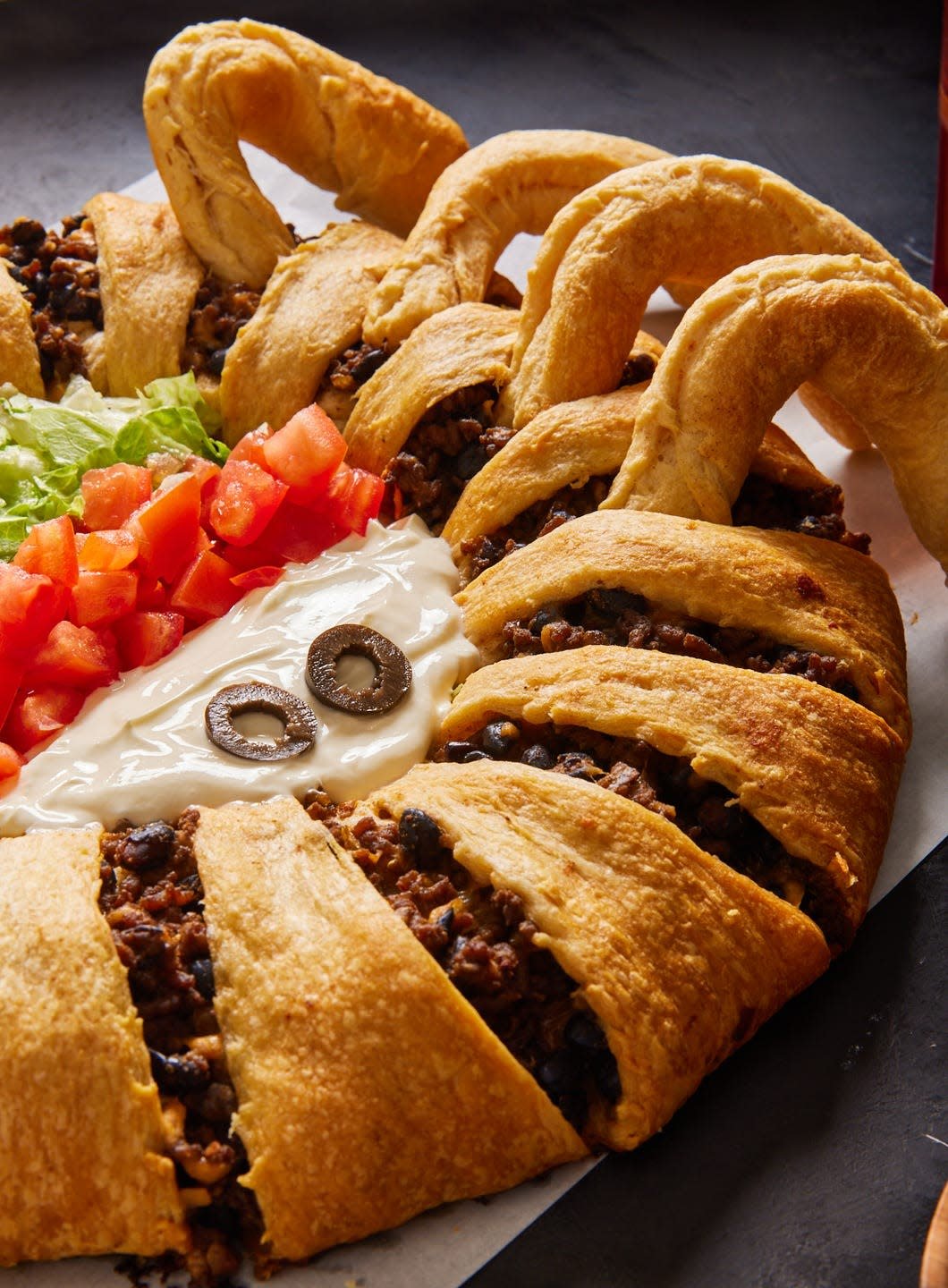 spider taco ring