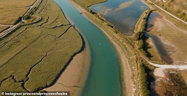 The video shared by Kensington Royal's social media channels showed a selection of stunning sceneries
