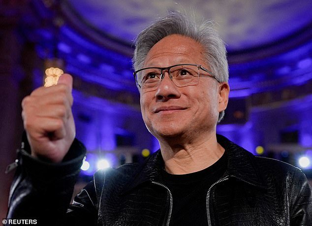 Nvidia's boss Jensen Huang has revealed a 50 per cent jump in sales for his company