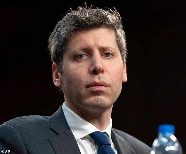 Open AI's co-founder Sam Altman, 40, helped his firm create ChatGPT which launched in 2022