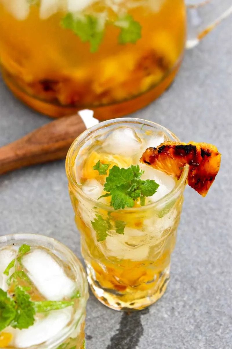 Grilled Pineapple Mojito