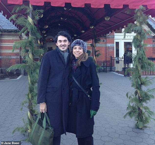 Jane Boon (right) met Pietras (left) in April 2012 while the pair were working as background actors on the set of Law & Order: SVU