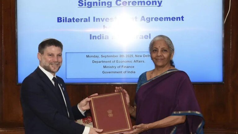 India, Israel sign bilateral Investment treaty to boost cross-border Investments