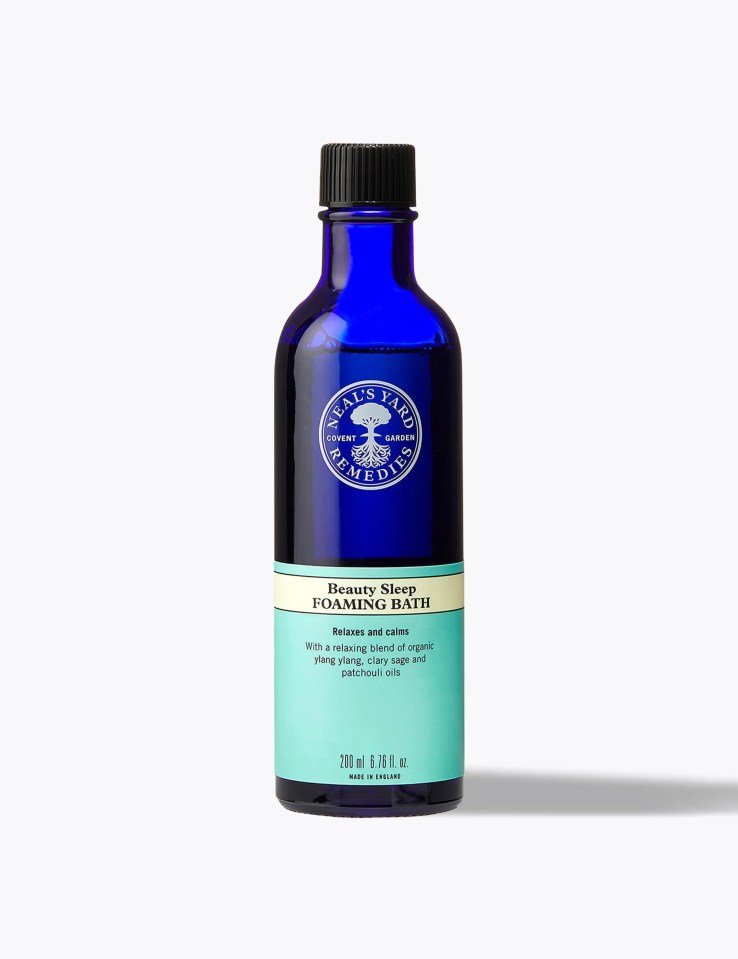 Neal's Yard Remedies Beauty Sleep Foaming Bath.