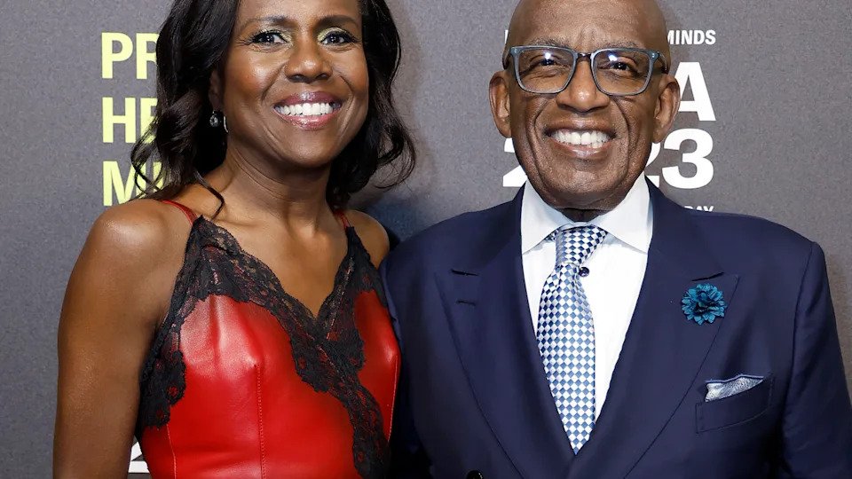 Deborah Roberts and her husband, Al Roker, attend Project Healthy Mind's World Mental Health Day Gala at Spring Studios in New York City.John Lamparski/Getty Images