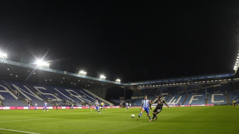 Sheffield Wednesday played in front of a sparse crowd during their Carabao Cup game against Leeds as fans protested against Dejphon Chansiri