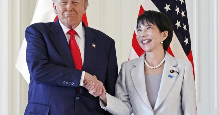 Trump bonds with Japan’s new prime minister and says her nation is delivering on U.S. investments