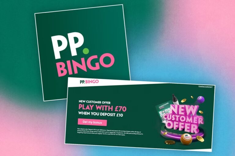 Paddy Power Bingo Bonus Code: Deposit + Play £10 Get £60 Bingo Funds