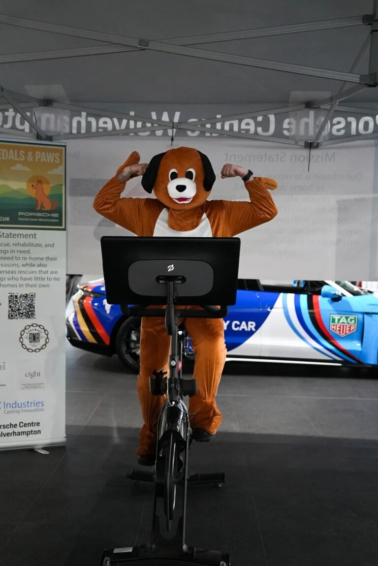 Porsche Centre Wolverhampton associates complete 1,000 mile cycle to raise funds for charity