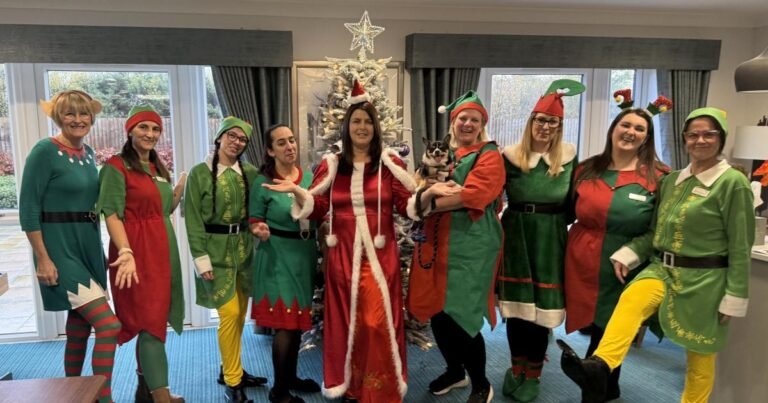 Moors Manor Care Home in St Leonards raises funds on Elf Day