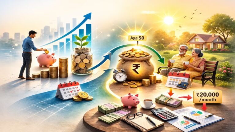 How Rs 1,000 monthly SIP at 25 can generate Rs 20,000 income after 50 — SIP + SWP strategy explained – Money News