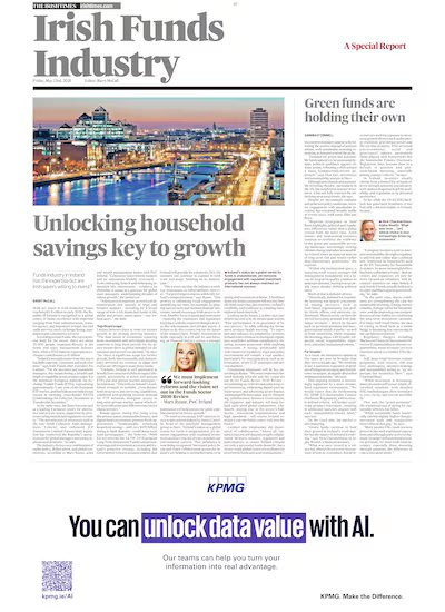 Irish Funds Industry is published in The Irish Times on Friday, May 22nd, 2026