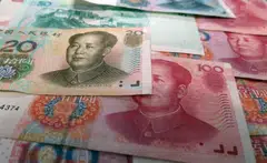 Yuan settlement of China's goods trade reached a record high of 33.5% of the total in March-April 2026.