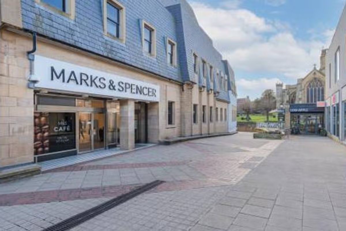 Marks & Spencer Store At 5 Middle Street In Yeovil. CREDIT: JLL. Free to use for all BBC wire partners.