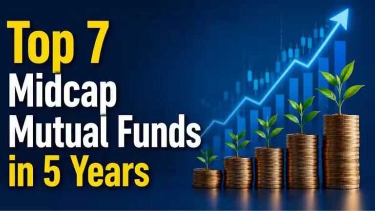 Top 7 Midcap Mutual Funds in 5 Years: Rs 28,00,000 lump sum investment in the No. 1 fund led to Rs 73.7 lakh wealth