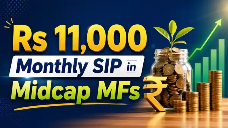 Rs 11,000 Monthly SIP in Midcap MFs: Top 7 mutual funds, 5-year returns and how much you could have earned