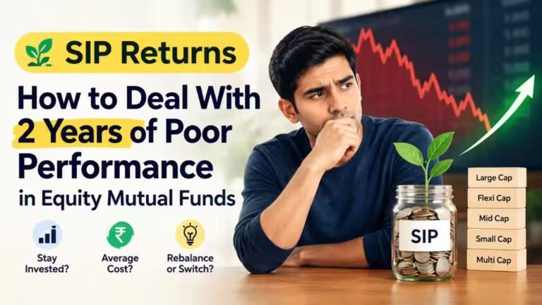 SIP Returns: How to deal with 2 years of poor performance in equity mutual funds