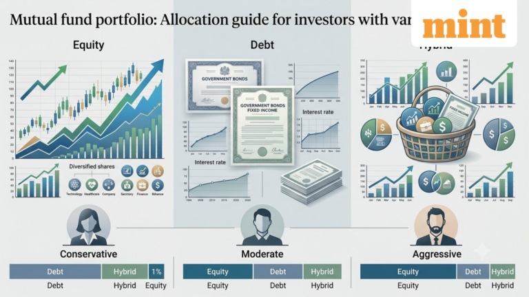 Mutual fund portfolio: How conservative, moderate and aggressive investors can allocate in current scenario