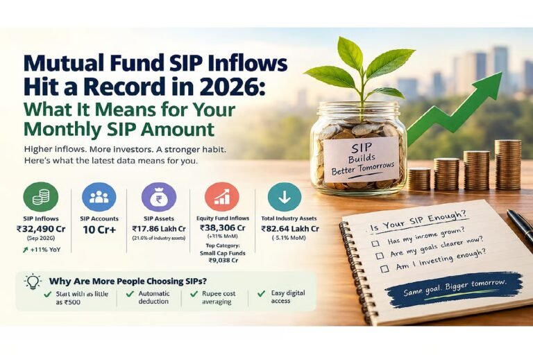 Mutual Fund SIP Inflows Hit a Record in 2026: What It Means for Your Monthly SIP Amount